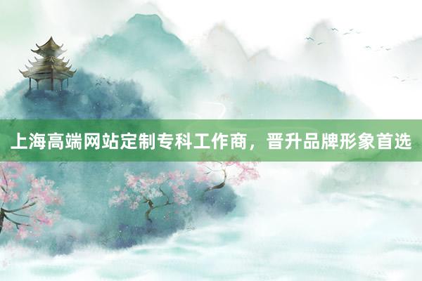 上海高端网站定制专科工作商，晋升品牌形象首选